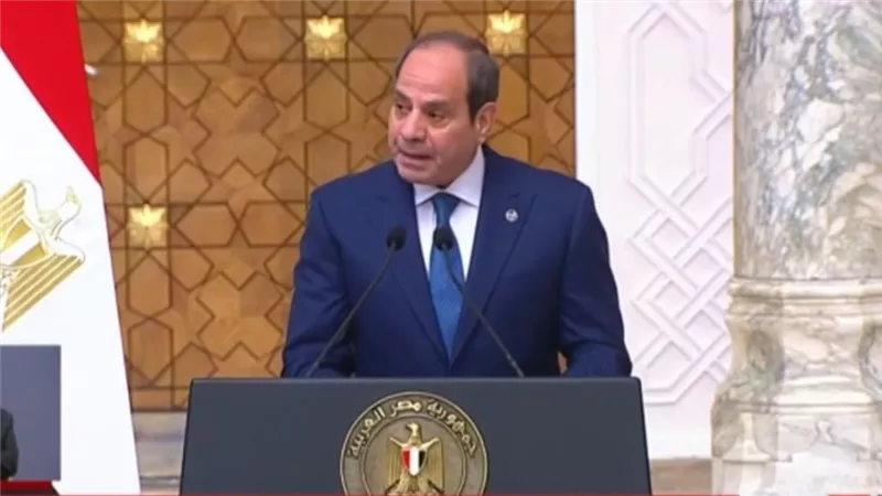 مؤتمر صحفي للرئيس السيسي ونظيره الصومالي بقصر الاتحادية |بث مباشر