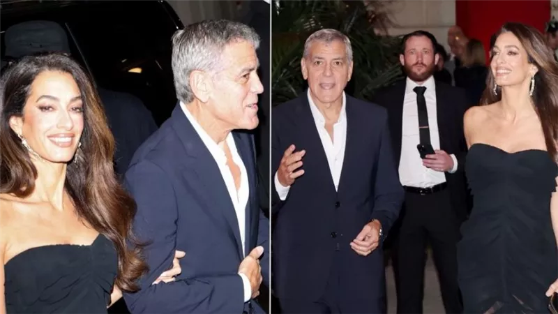 جورج وأمل كلوني يخطفان الأنظار في حدث على هامش 