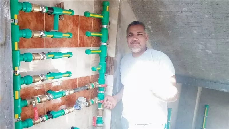 وفاة سباك بعد سقوطه من سقالة بقرية ميت حواي في السنطة