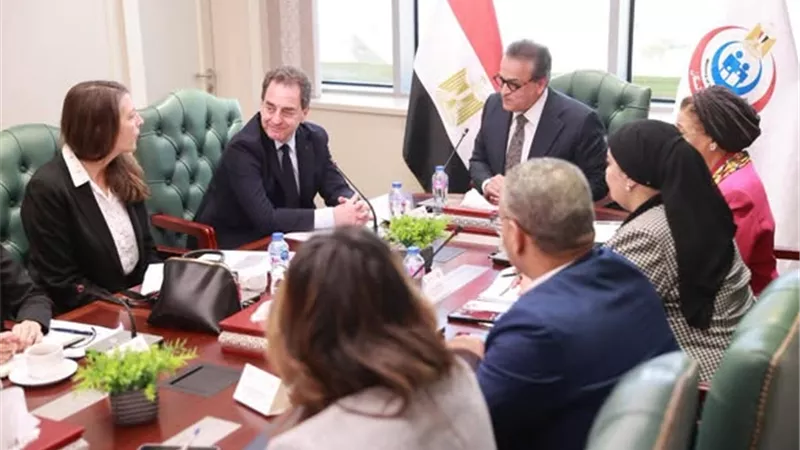  وزير الصحة يستقبل السفير الفرنسي لبحث تعزيز التعاون الصحي