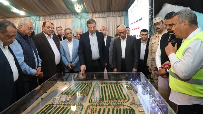 وزير الزراعة : اعمار محطة الشيخ زويد هي رسالة للعالم بأن سيناء تخطت الحروب