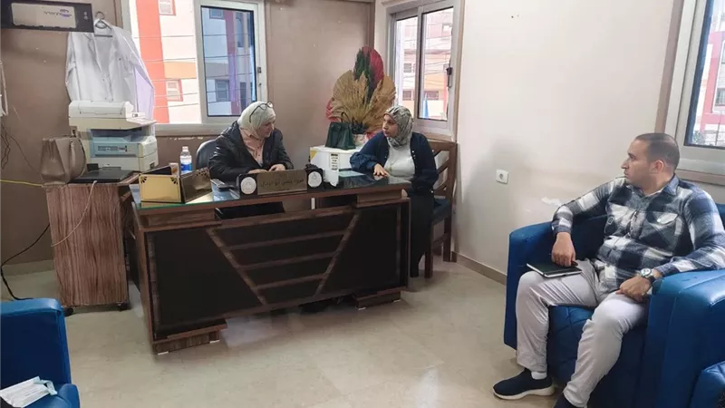 مديرية صحة دمياط تتابع مستشفى الروضة لتعزيز جودة الخدمات الطبية