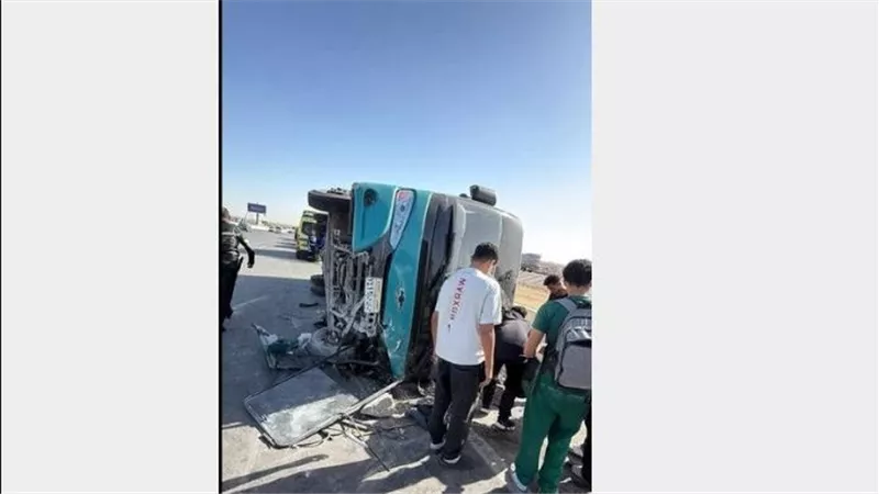 إصابات وجروح متفرقة.. انقلاب أتوبيس فريق الاتحاد السكندري في أكتوبر