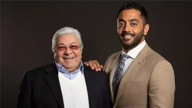 وهبت حياتك لينا .. أحمد فلوكس يحتفل بعيد ميلاد والده 