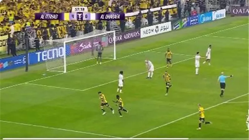 أهداف ونتيجة مباراة الاتحاد والغرافة الشوط الثاني (7-0) في دوري أبطال آسيا