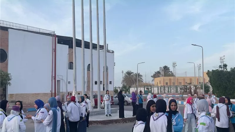 جوالات مراكز شباب أسيوط يشاركن في معسكر شارة الرحالة بالغردقة