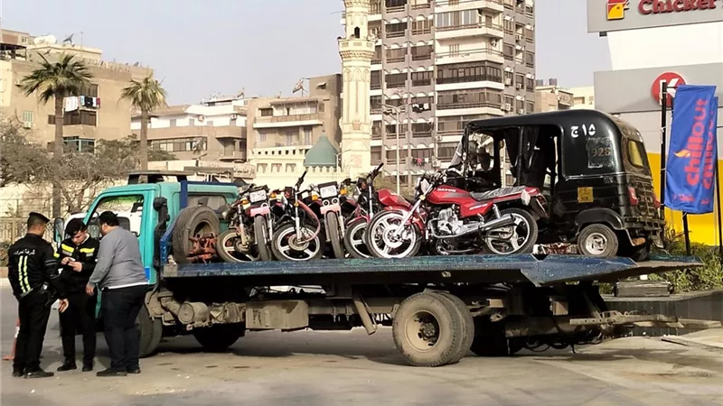 ضبط 205 مخالفة خلال 24 ساعة ومصادرة المركبات المخالفة بالغربية