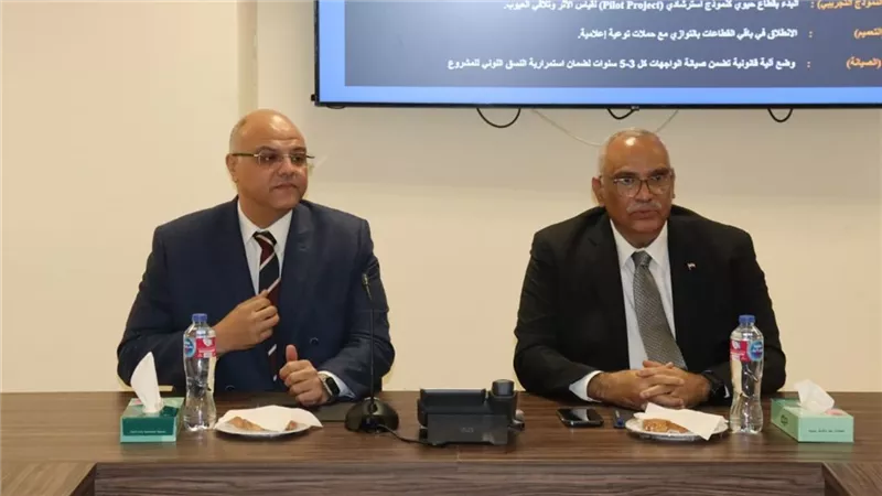 محافظ القليوبية يجتمع برئيس جهاز التنسيق الحضاري لبحث تطوير واجهات الدائرى
