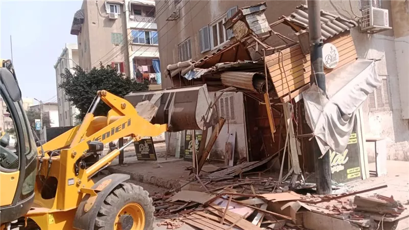 الوحدة المحلية ببني سويف تنفذ حملة لرفع 319 حالة إشغال وتحسين النظافة