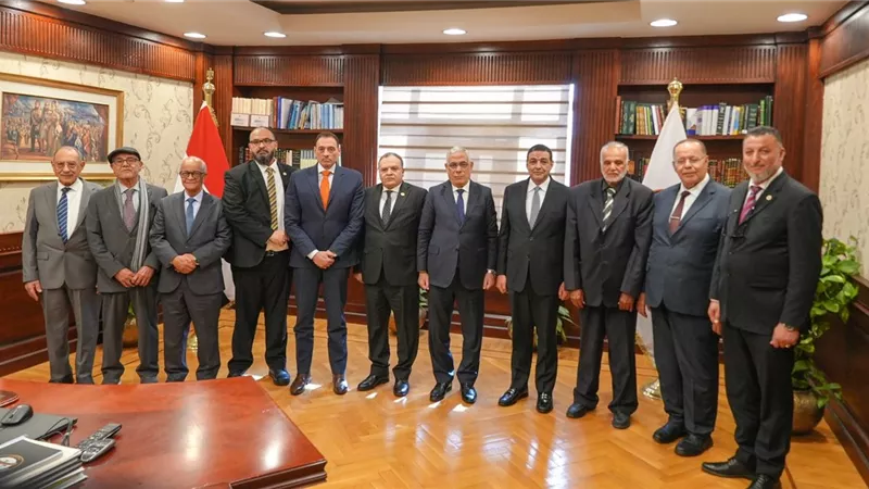 النائب العام يستقبل وفد النيابة العامة الليبية  لدعم التعاون بين الجانبين