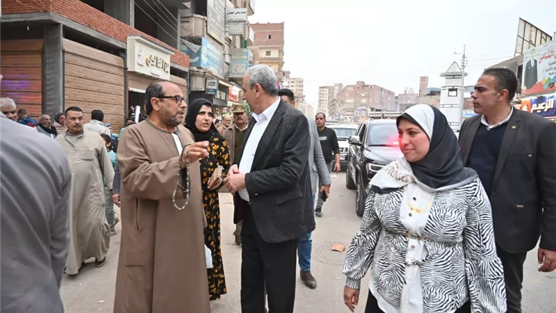 محافظ الغربية يتابع إزالة حديقة قطور القديمة لاستكمال محور مصرف الزهار