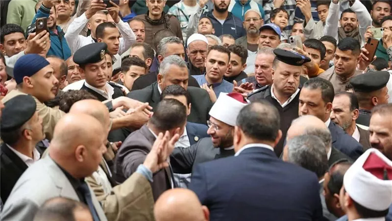 وزير الأوقاف ومحافظ المنوفية يفتتحان مسجد قباء بعد التجديد والتوسعة
