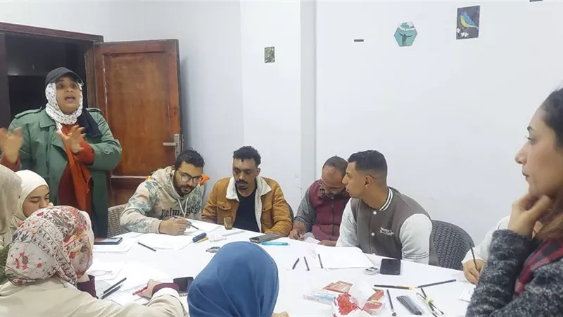 انطلاق ورشة الفنون التشكيلية 
