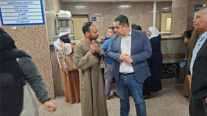 وكيل وزارة الصحة بقنا يتفقد مستشفى نجع حمادي العام لمتابعة جودة الخدمات الطبية