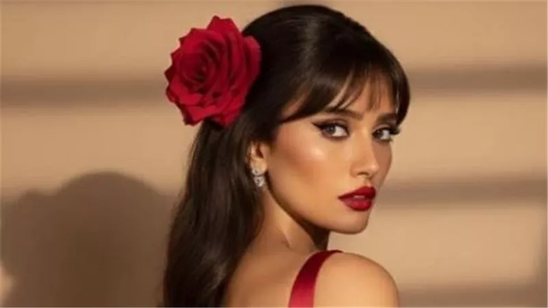 بالأحمر والإسود.. زينة تحتفل بعيد الحب بطريقة مثيرة |صور                