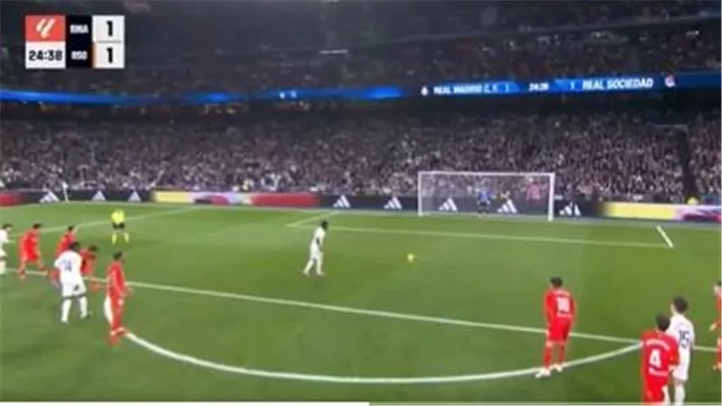 أهداف وملخص مباراة ريال مدريد وسوسيداد الشوط الأول في الدوري الإسباني 2025-26