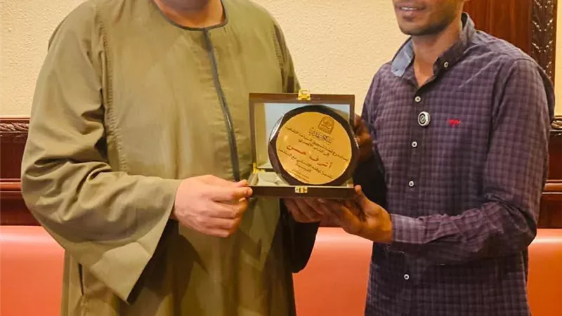 النائب ناصر الضوي يشارك في تكريم بطل إنقاذ السائحة الفرنسية بالأقصر