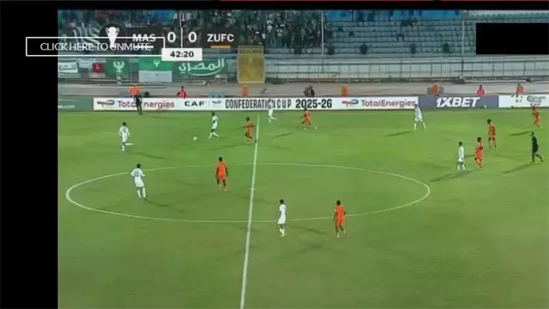 أهداف وملخص مباراة المصري وزيسكو الشوط الأول اليوم في كأس الكونفدرالية 2025-26