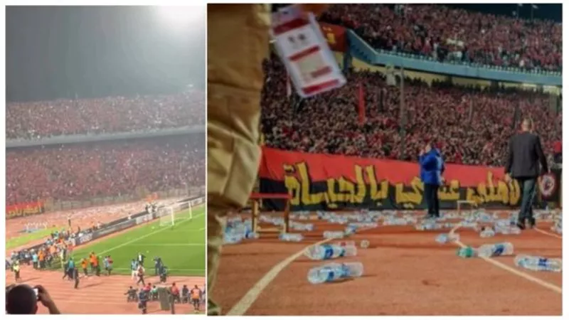 بعد أحداث الشغب.. الاتحاد الأفريقي يدين ما حدث في مباراة الأهلي والجيش الملكي 