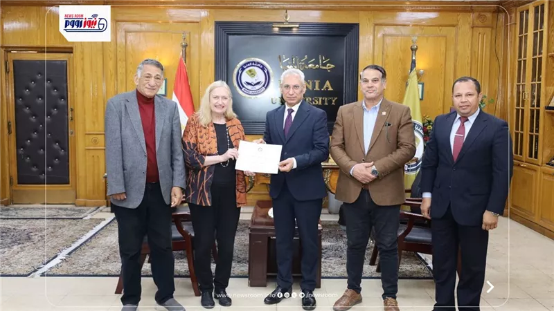 رئيس جامعة المنيا يبحث تفعيل اتفاقية التعاون مع جامعتي هيلدسهايم وميونخ 