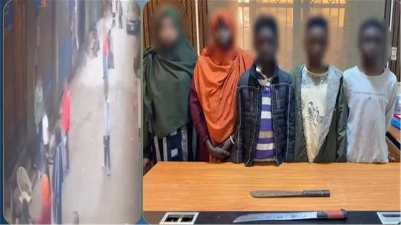 من بينهم سيدتين..ضبط 5 أشخاص أجانب لاتهامهم بالتعدى على مالك محل حلاقة بالجيزة