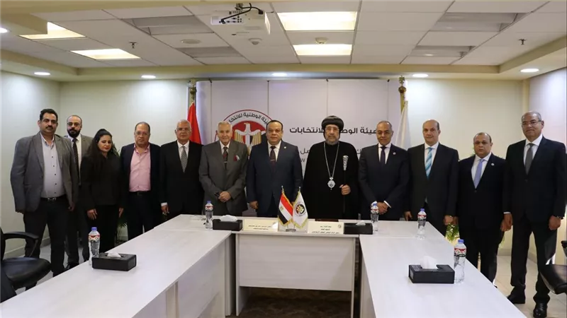 بروتوكول تعاون بين الوطنية للانتخابات مع المركز الثقافى القبطى الأرثوذكسى