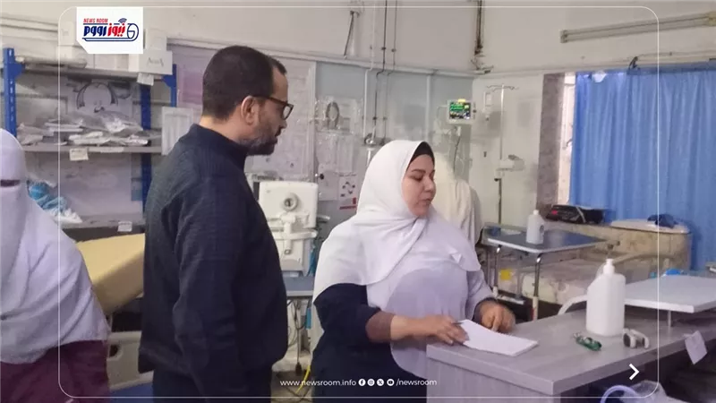 جولة مفاجئة لمدير إدارة الطب العلاجي للمرور على مستشفى الفيوم العام 