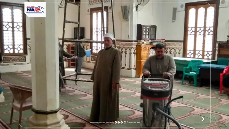 أوقاف الفيوم تواصل فعاليات حملة نظافة موسعة للمساجد استعدادًا لشهررمضان المبار