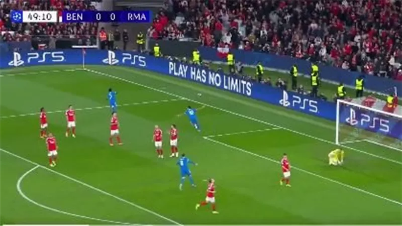 أهداف ونتيجة مباراة ريال مدريد وبنفيكا الشوط الثاني (1-0) في أبطال أوروبا