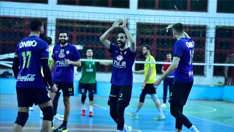 الزمالك يفوز على الجزيرة في دوري السوبر للكرة الطائرة