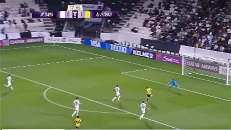 أهداف ونتيجة مباراة الاتحاد والسد القطري الشوط الثاني (4-1) بدوري أبطال آسيا