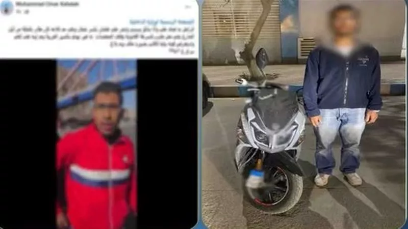 التحقيق مع قائد دراجة نارية هدد مواطنا بتحطيم سيارته  بالإسكندرية 