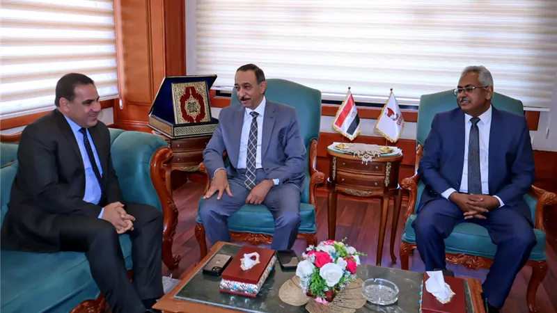 محافظ سوهاج يستقبل مدير الأمن للتهنئة بتوليه المنصب الجديد