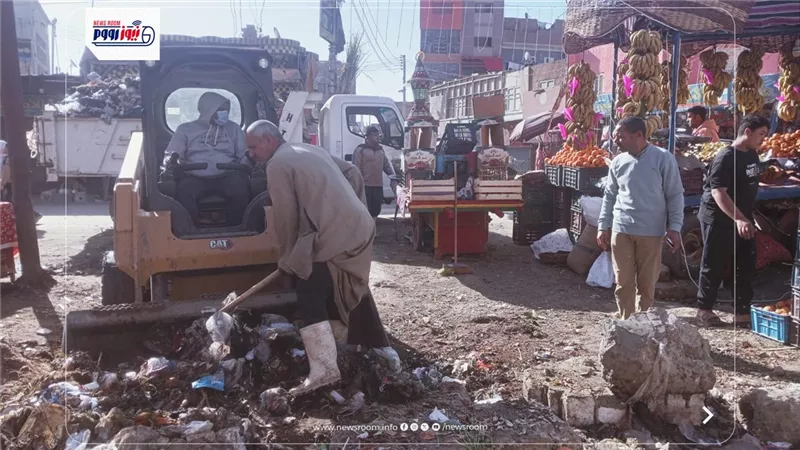 حملات مكثفة للنظافة ورفع الإشغالات وتمهيد الطرق وتحسين المظهر الحضاري بالفيوم 