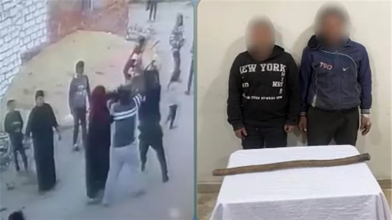 خلافات جيرة وراء فيديو مشاجرة العصا الخشبية في البحيرة.. والأمن يضبط المتهمين