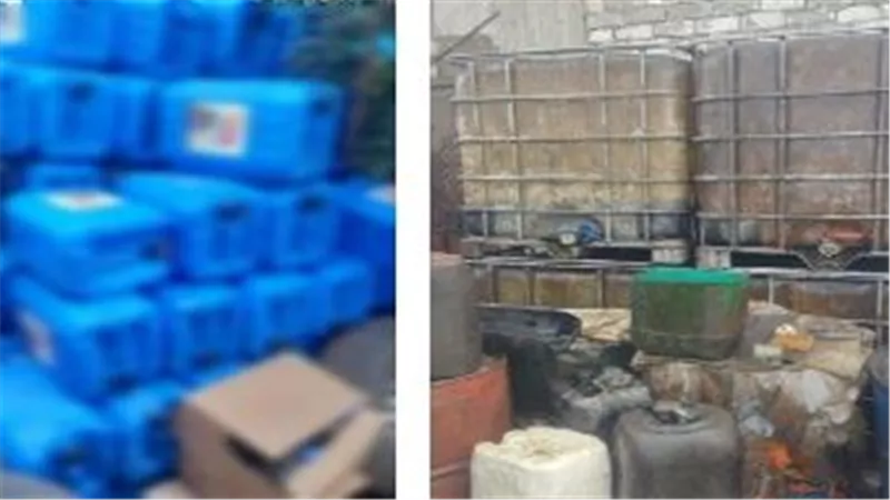 ببيانات مزيفة وعلامات مقلدة.. ضبط 30 طن زيوت سيارات مغشوشة بإيتاي البارود