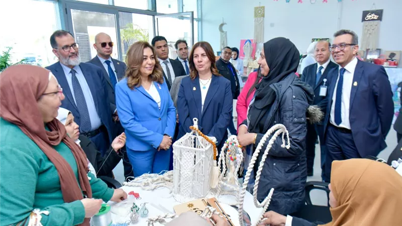 وزيرة التنمية تتفقد مؤسسة 