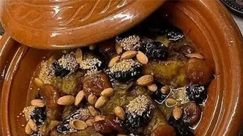 طريقة تحضير طاجين اللحم بالبرقوق الغربي لإفطار رمضاني شهي 	