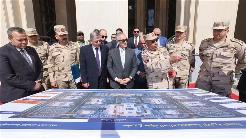 وزير العدل يتفقد مشروع مدينة العدالة بالعاصمة الجديدة| صور 