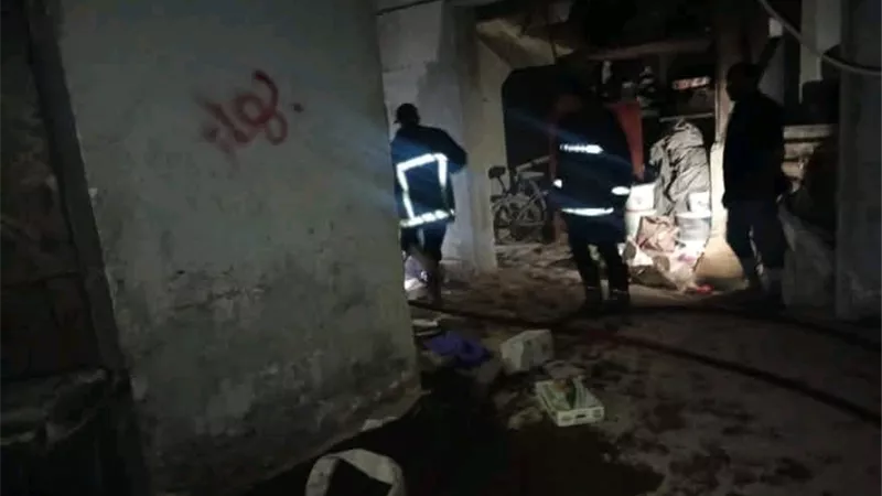 إخماد حريق مطعم بحى الوليديه بشرق أسيوط وإصابة عامل