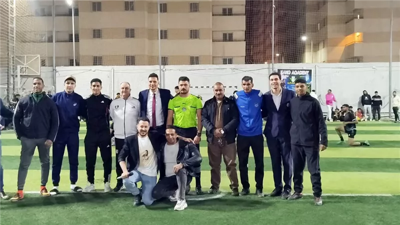 حزب الجيل الديمقراطي بالإسكندرية يفتتح الدورة الرمضانية لكرة القدم بمينا البصل