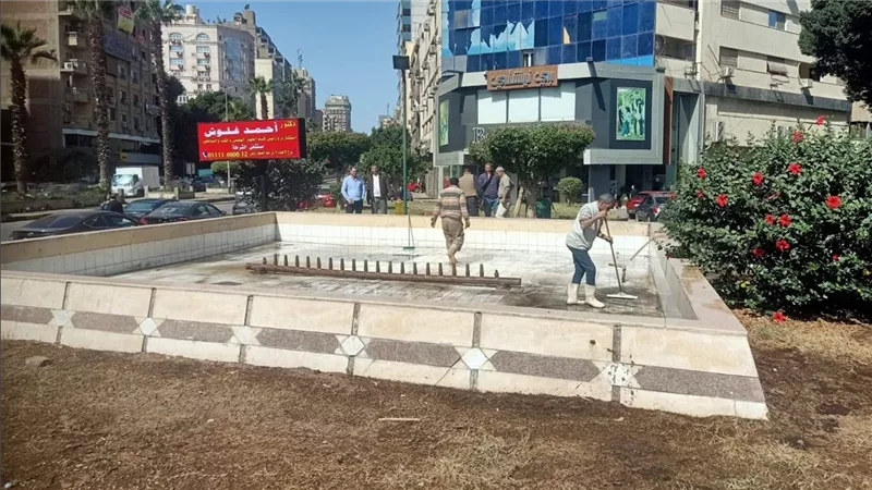محافظ الجيزة يتابع جهود رفع كفاءة وتجميل عدد من الميادين بحي العجوزة