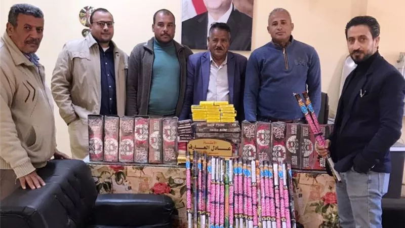 ضبط 55600 قطعة ألعاب نارية مختلفة الأحجام في حملات مكبرة بسوهاج 