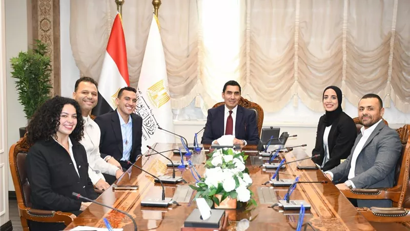 وزير الشباب والرياضة يلتقي لجنة اللاعبين باللجنة الأولمبية المصرية