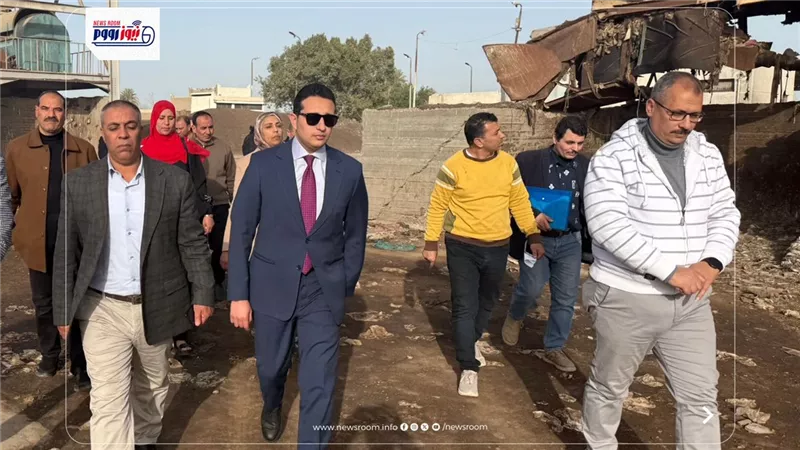 نائب محافظ الفيوم يترأس لجنة لمعاينة مصنع تدوير القمامة بالعدوة لحصر المعدات 