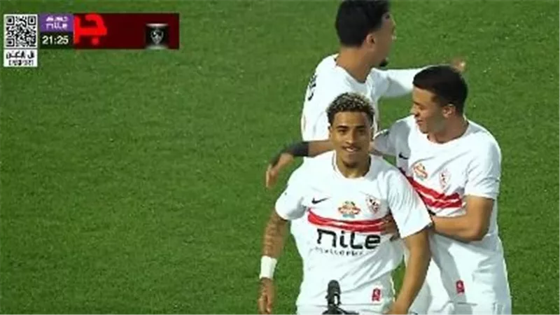 أهداف وملخص مباراة الزمالك وزد الشوط الأول اليوم في الدوري المصري