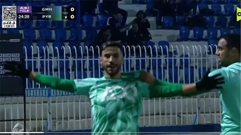 أهداف وملخص مباراة بيراميدز وغزل المحلة الشوط الأول اليوم في الدوري المصري