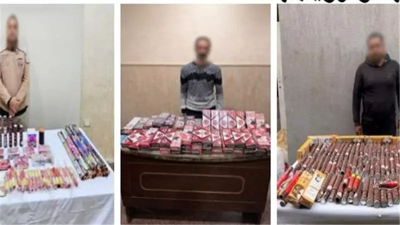 ضبط 108 قضايا ألعاب نارية ومصادرة أكثرمن 1.5 مليون قطعة خلال حملات أمنية مكثفة