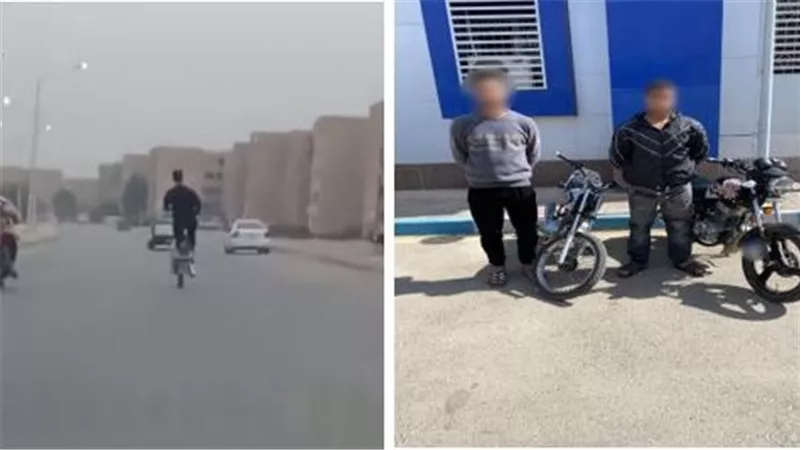 القبض على عاملين يلهوان بالدراجات البخارية في الشرقية