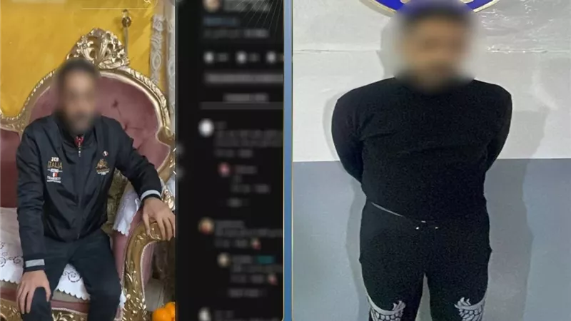 خوفا من القبض عليه.. عنصر جنائى يدعي أن ضابط شرطة يلفق قضايا له 